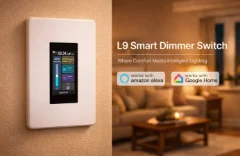 L9 LCD Smart Dimmer Switch Brings Intelligent Lighting Control to Modern Homes